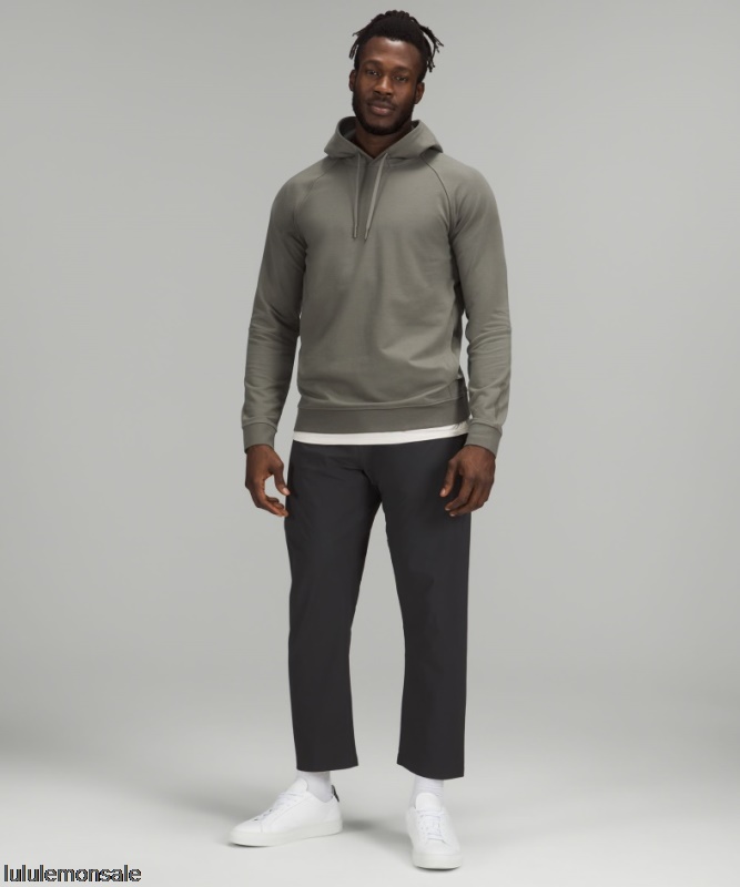 Lululemon Verkauf DELULU633 | City Sweat Pullover Hoodie French Terry Grau Salbei